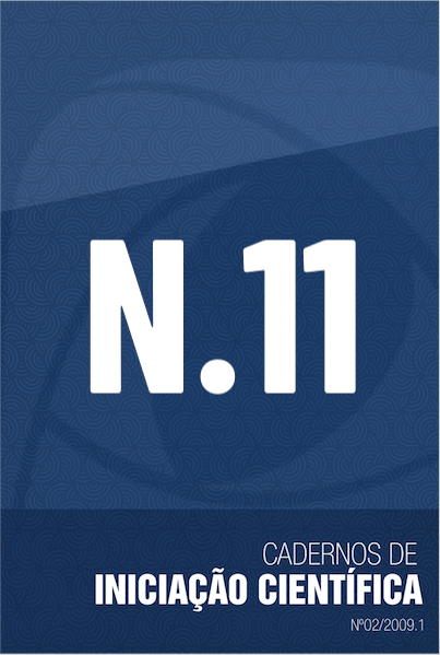 N.11 CADERNOS DE INICIAÇÃO CIENTÍFICA