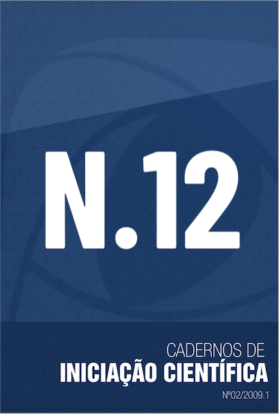 N.12 CADERNOS DE INICIAÇÃO CIENTÍFICA