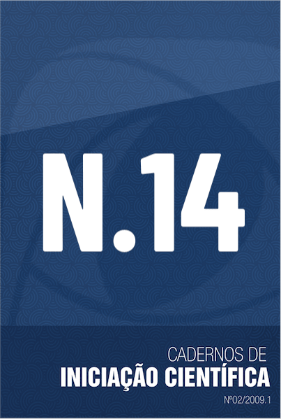 N.14 CADERNOS DE INICIAÇÃO CIENTÍFICA