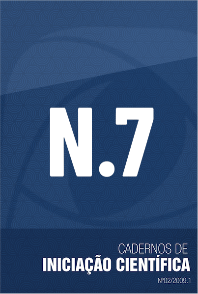 N.7 CADERNOS DE INICIAÇÃO CIENTÍFICA
