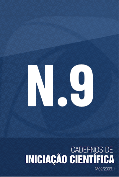 N.9 CADERNOS DE INICIAÇÃO CIENTÍFICA