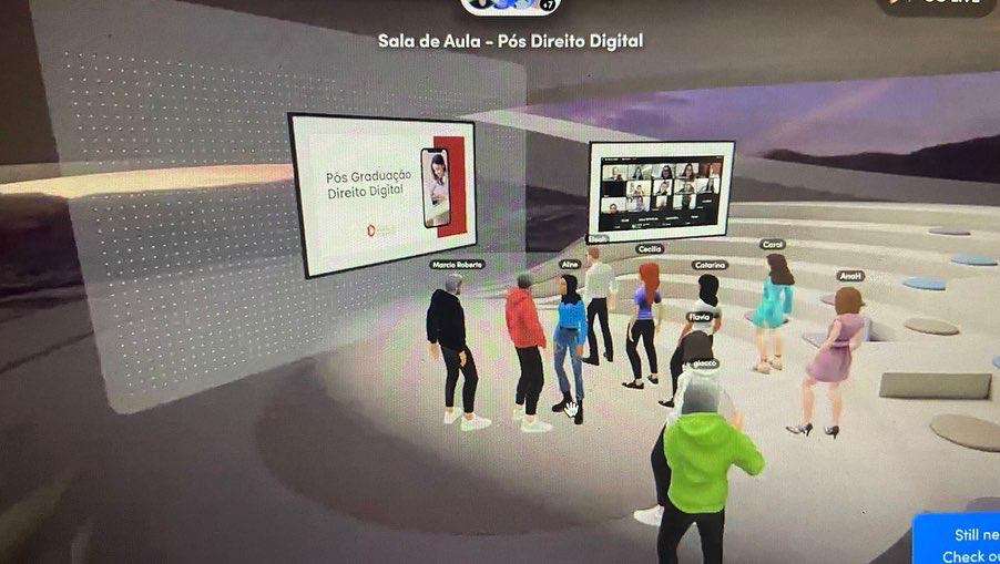 Pós em Direito Digital I Aula no Metaverso